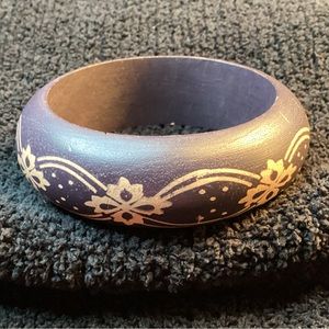 bracelet bangle purple retro